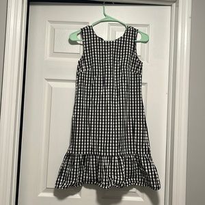 Jcrew tie back, gingham dress. XXS